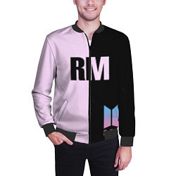 Бомбер мужской BTS RM, цвет: 3D-черный — фото 2