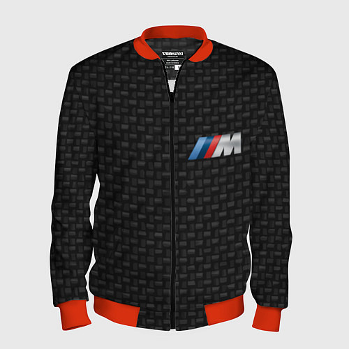 Мужской бомбер BMW / 3D-Красный – фото 1