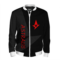 Бомбер мужской Astralis: Dark Style, цвет: 3D-белый