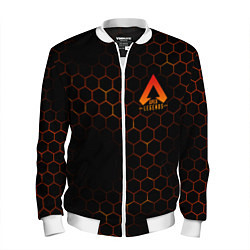Бомбер мужской Apex Legends: Orange Carbon, цвет: 3D-белый