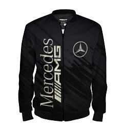 Бомбер мужской Mercedes AMG: Black Edition, цвет: 3D-черный