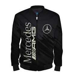 Бомбер мужской Mercedes AMG: Black Edition, цвет: 3D-черный