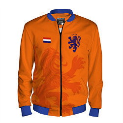 Бомбер мужской Сборная Голландии цвета 3D-синий — фото 1