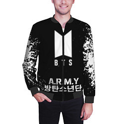 Бомбер мужской BTS ARMY, цвет: 3D-черный — фото 2