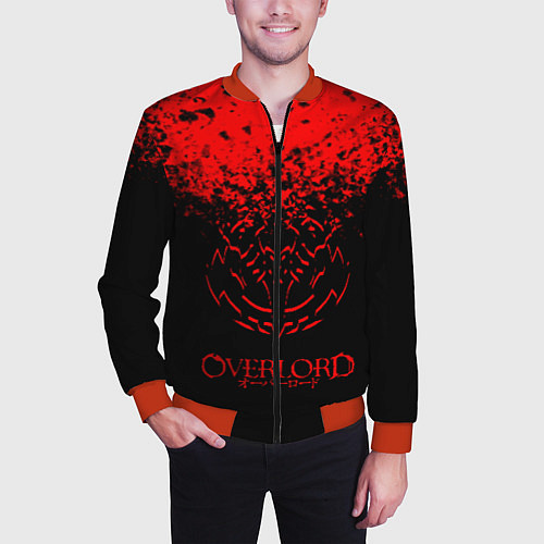 Мужской бомбер Overlord / 3D-Красный – фото 3