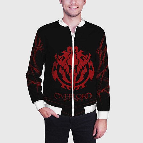 Мужской бомбер Overlord / 3D-Белый – фото 3
