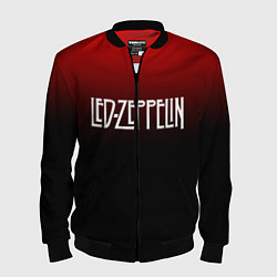 Бомбер мужской Led Zeppelin, цвет: 3D-черный