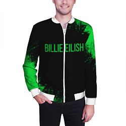 Бомбер мужской Billie Eilish, цвет: 3D-белый — фото 2