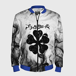 Бомбер мужской ЧЁРНЫЙ КЛЕВЕР, цвет: 3D-синий