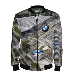 Бомбер мужской BMW city, цвет: 3D-черный