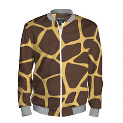 Бомбер мужской Окрас жирафа, цвет: 3D-меланж