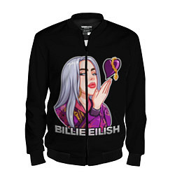 Бомбер мужской BILLIE EILISH, цвет: 3D-черный