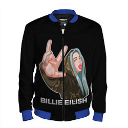 Бомбер мужской BILLIE EILISH, цвет: 3D-синий