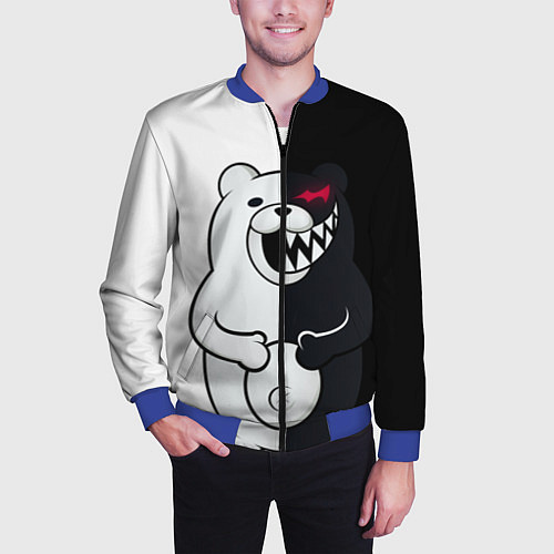 Мужской бомбер MONOKUMA / 3D-Синий – фото 3
