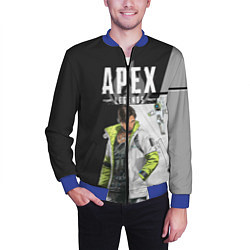Бомбер мужской Apex Legends, цвет: 3D-синий — фото 2