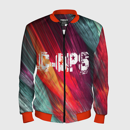 Мужской бомбер C-OPS / 3D-Красный – фото 1