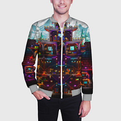 Бомбер мужской Terraria, цвет: 3D-меланж — фото 2