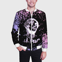 Бомбер мужской LIL PEEP, цвет: 3D-белый — фото 2
