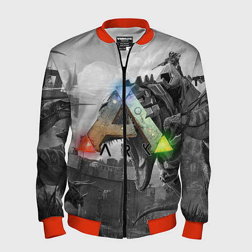 Мужской бомбер Ark Survival Evolved / 3D-Красный – фото 1
