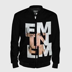 Бомбер мужской Eminem, цвет: 3D-черный