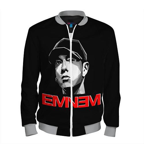 Мужской бомбер Eminem / 3D-Меланж – фото 1