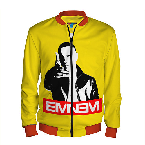 Мужской бомбер Eminem / 3D-Красный – фото 1