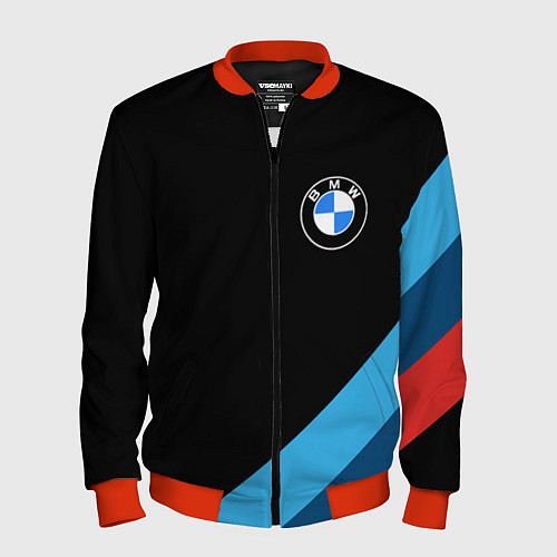 Мужской бомбер BMW / 3D-Красный – фото 1