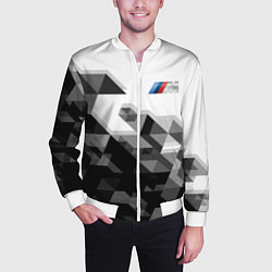 Бомбер мужской BMW, цвет: 3D-белый — фото 2