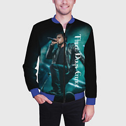 Бомбер мужской Three Days Grace, цвет: 3D-синий — фото 2