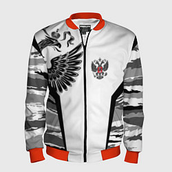 Бомбер мужской Камуфляж Россия, цвет: 3D-красный