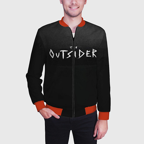 Мужской бомбер The Outsider / 3D-Красный – фото 3