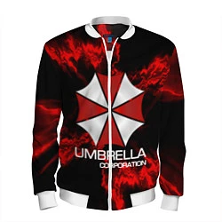 Бомбер мужской UMBRELLA CORP, цвет: 3D-белый