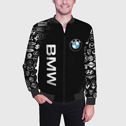 Бомбер мужской BMW, цвет: 3D-черный — фото 2