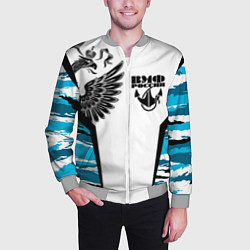 Бомбер мужской ВМФ России камуфляж, цвет: 3D-меланж — фото 2