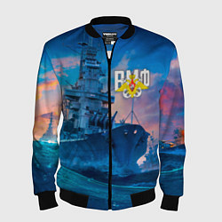 Бомбер мужской ВМФ, цвет: 3D-черный