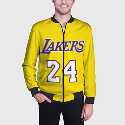 Бомбер мужской Kobe Bryant 24, цвет: 3D-черный — фото 2