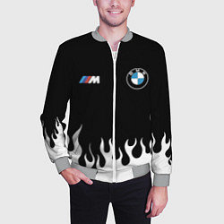 Бомбер мужской BMW БМВ, цвет: 3D-меланж — фото 2
