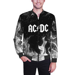 Бомбер мужской AC DC, цвет: 3D-черный — фото 2