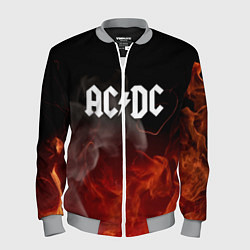 Бомбер мужской AC DC, цвет: 3D-меланж
