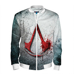 Бомбер мужской Assassins Creed, цвет: 3D-белый