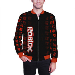 Бомбер мужской Roblox, цвет: 3D-красный — фото 2