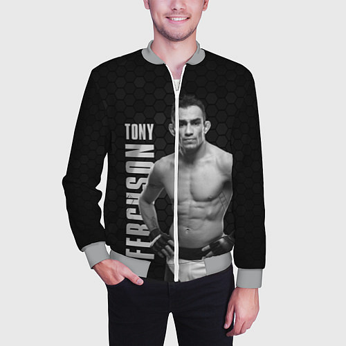 Мужской бомбер EL CUCUY Tony Ferguson / 3D-Меланж – фото 3