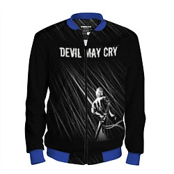 Бомбер мужской Devil May Cry, цвет: 3D-синий