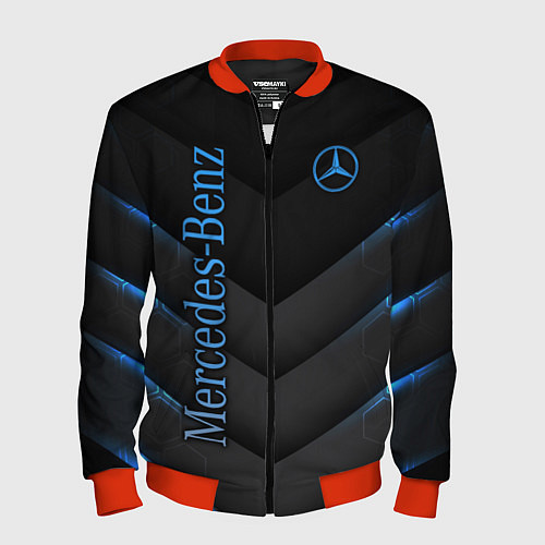 Мужской бомбер Mercedes-Benz / 3D-Красный – фото 1