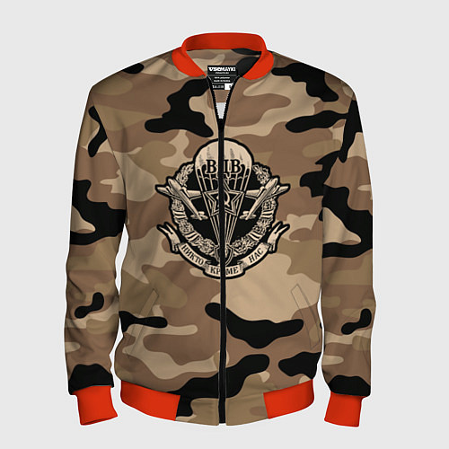 Мужской бомбер ВДВ СССР / 3D-Красный – фото 1