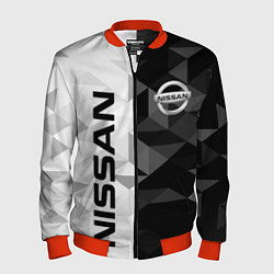 Бомбер мужской NISSAN, цвет: 3D-красный