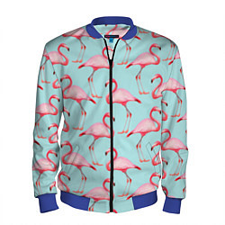 Бомбер мужской Фламинго, цвет: 3D-синий