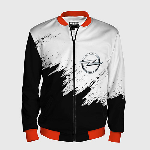 Мужской бомбер Opel / 3D-Красный – фото 1