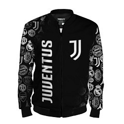 Бомбер мужской JUVENTUS, цвет: 3D-черный