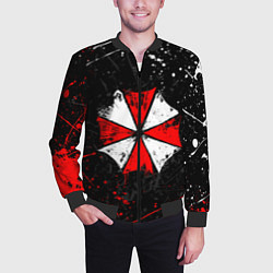 Бомбер мужской RESIDENT EVIL UMBRELLA, цвет: 3D-черный — фото 2